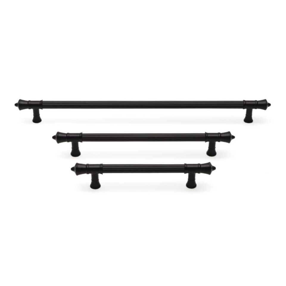System 4675 Siyah Renk Klasik Kulp 192 mm (SY4675 0192 AL6-AL6)