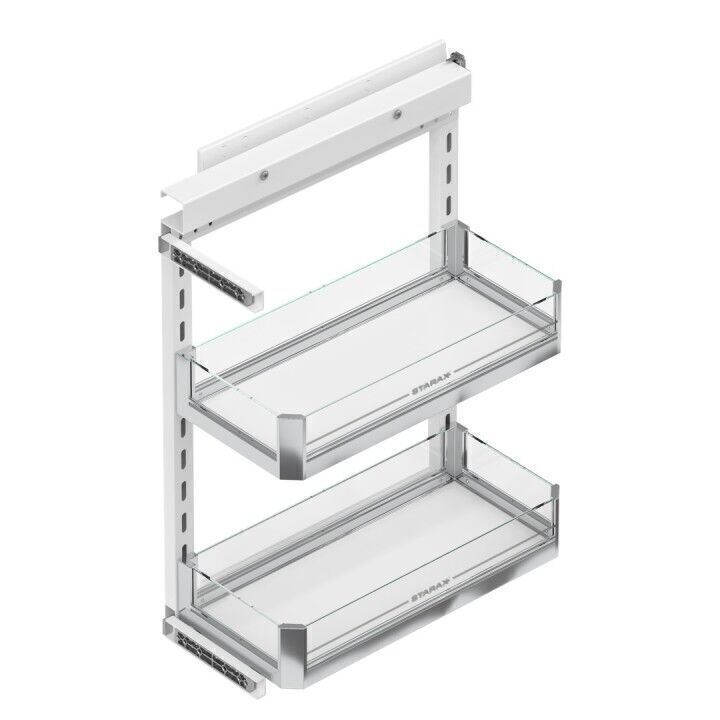 Premium Yandan Gizli Raylı Ünite (90 Derece) 355 mm Sol