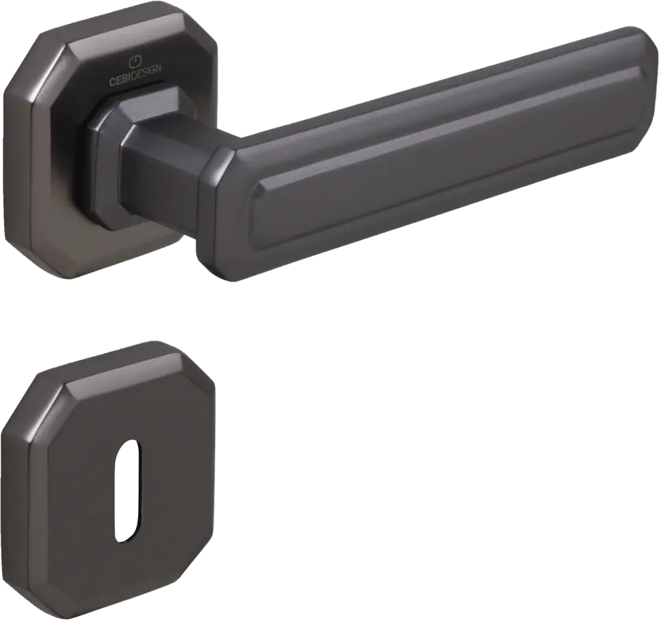 Çebi A5101 King Kapı Kolu PC27 (Antrasit Saten) - Oda