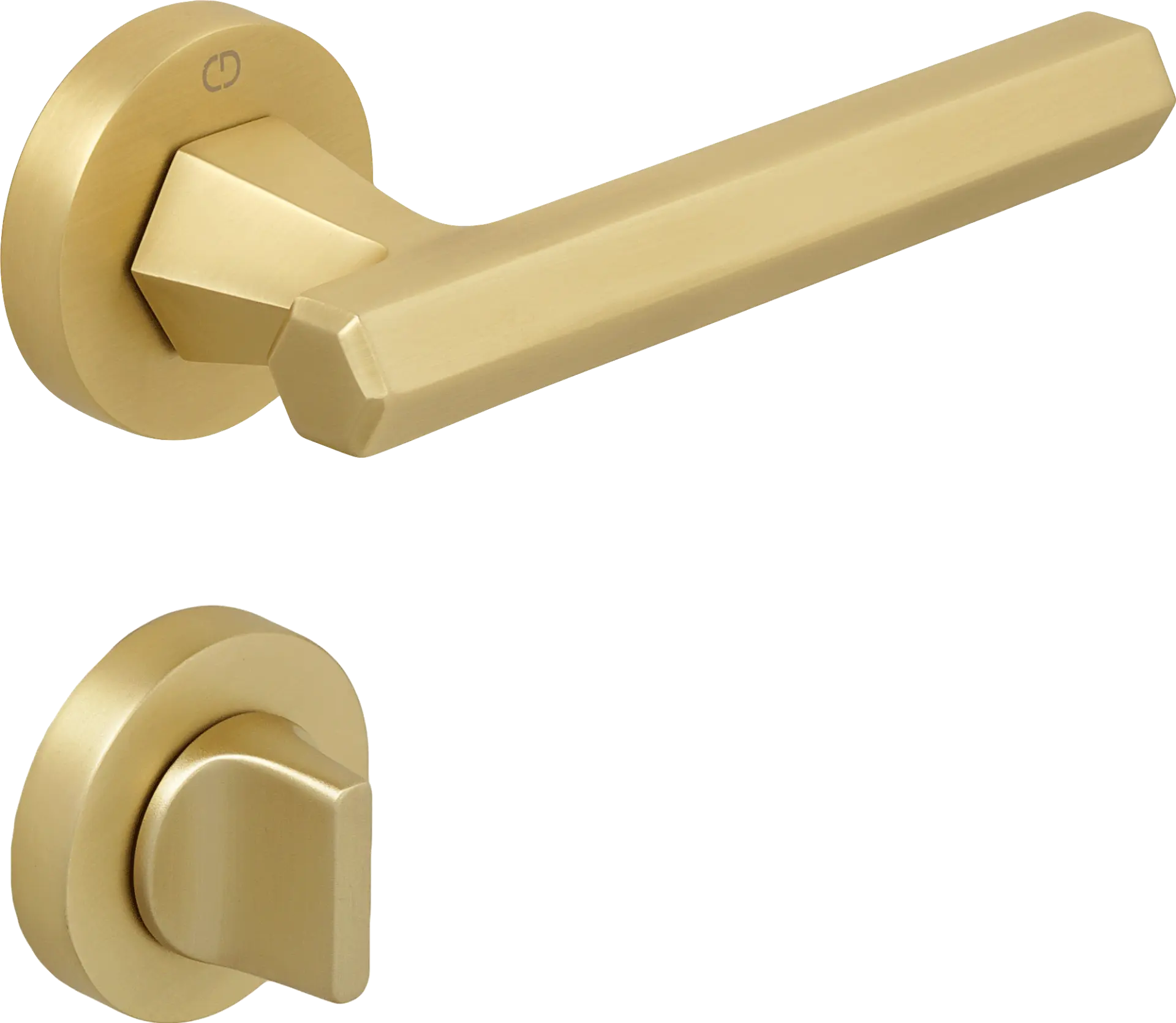 Çebi A5108 Thor Kapı Kolu PC35 (Mat Pirinç) - WC