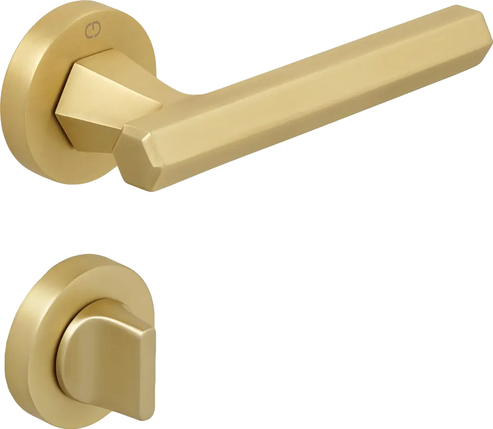 Çebi A5108 Thor Kapı Kolu PC35 (Mat Pirinç) - WC