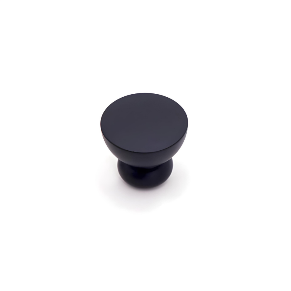 System 32 mm Siyah Renk Düğme Kulp (SY1958 0032 AL6)