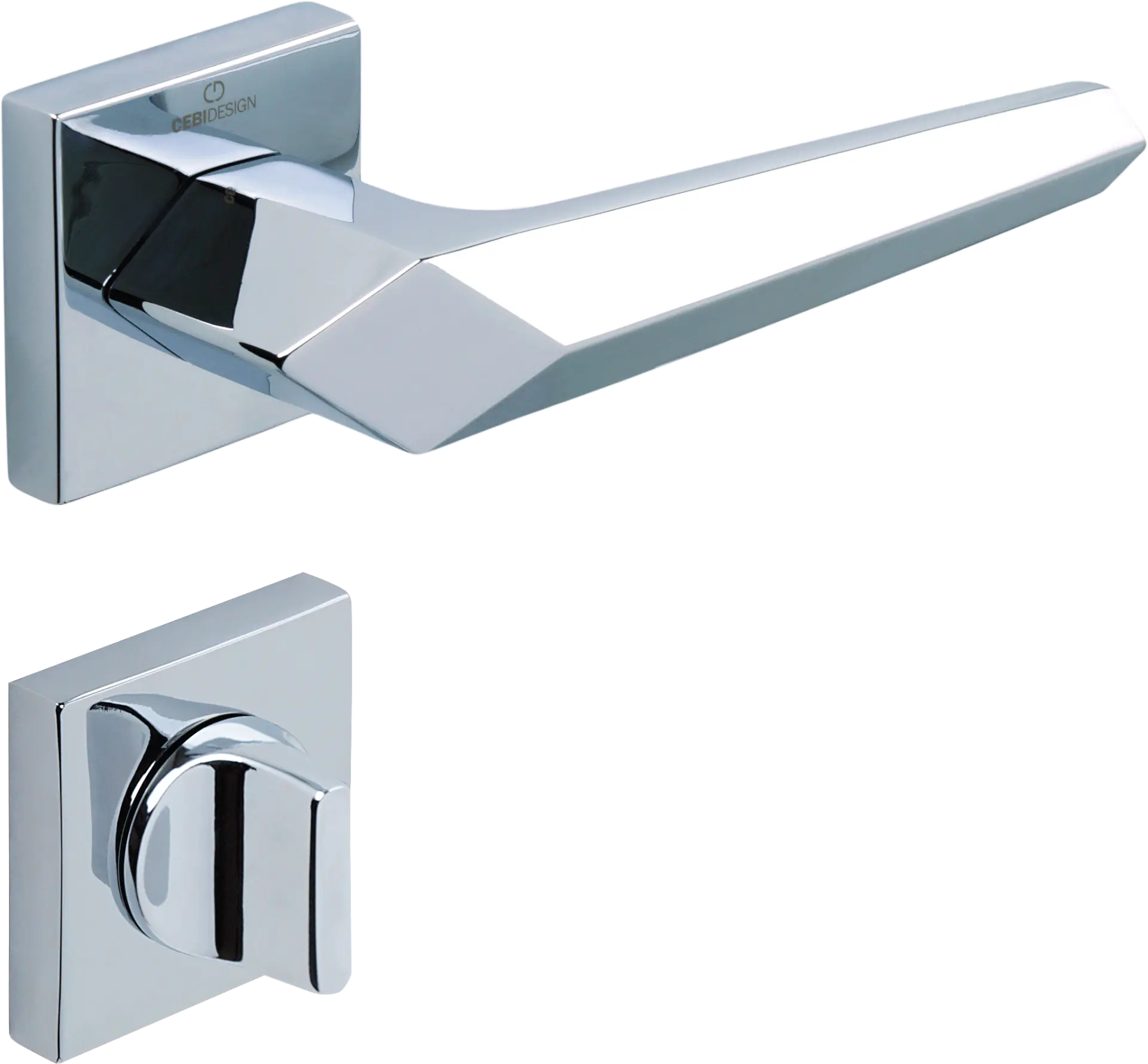 Çebi A528 Sata Kapı Kolu MP02 (Parlak Krom) - WC