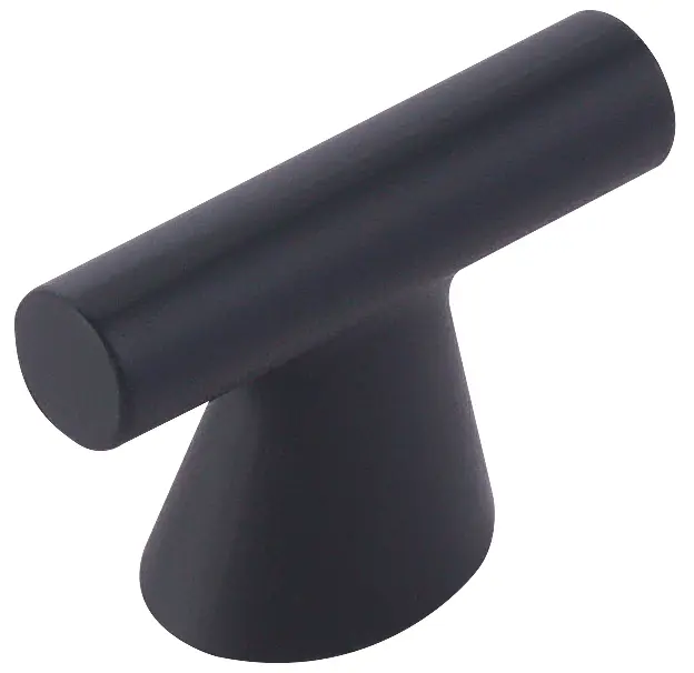 Çebi A4119 Serisi Düğme Mobilya Kulpu 16 mm PC24 (Mat Siyah)