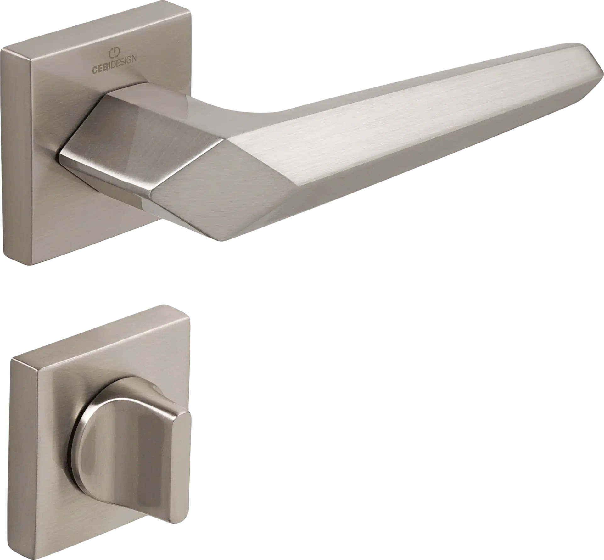 Çebi A528 Sata Kapı Kolu MP08 ( Parlak Fırçalanmış Inox) - WC