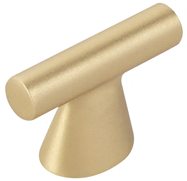 Çebi A4119 Serisi Düğme Mobilya Kulpu 16 mm PC35 (Mat Pirinç)