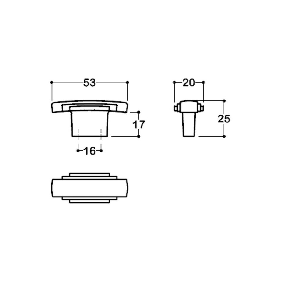 SYSTEM 4215 Antik Renk Kulp (SY4215 0128 ABM)