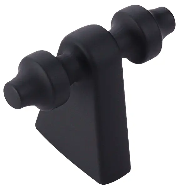 Çebi A4121 Serisi Düğme Mobilya Kulpu 16 mm PC24 (Mat Siyah)