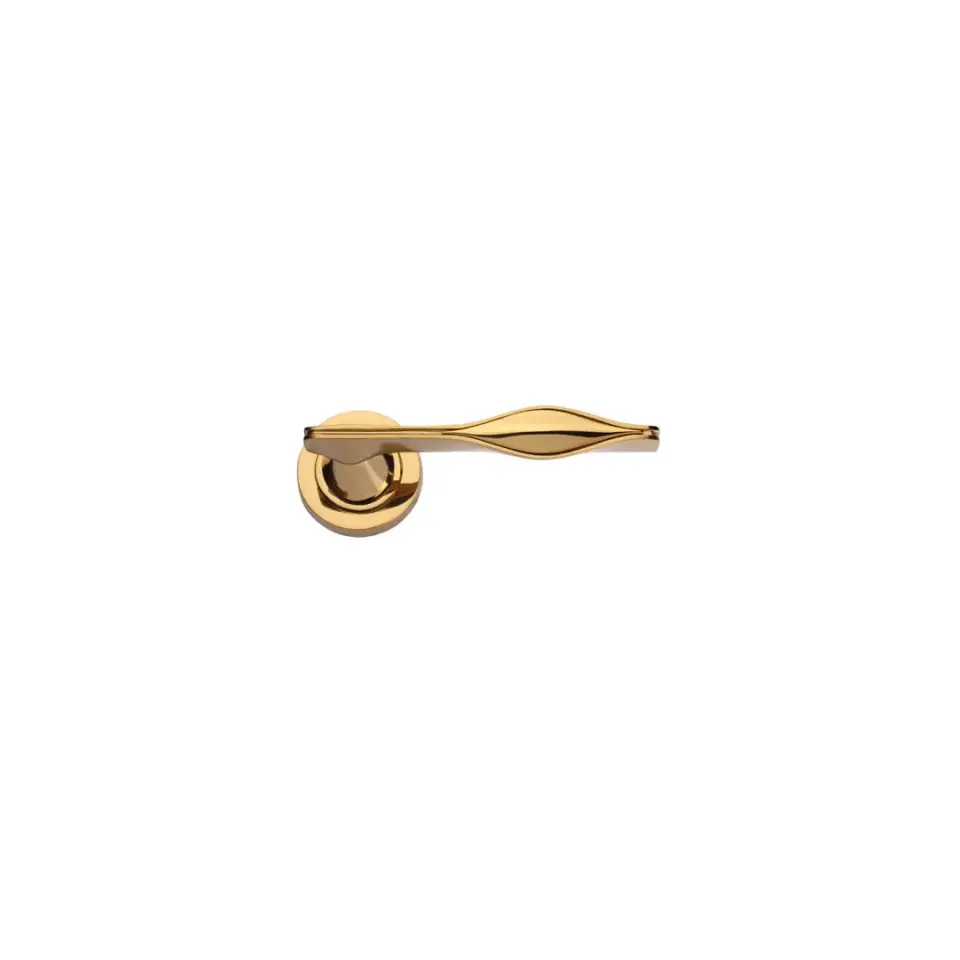 Vista D’oro Curl Rozetli Kapı Kolu Altın Saten WC