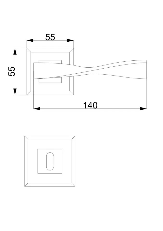 Vista D’oro Zara Rozetli Kapı Kolu 24 Ayar Altın Kaplama