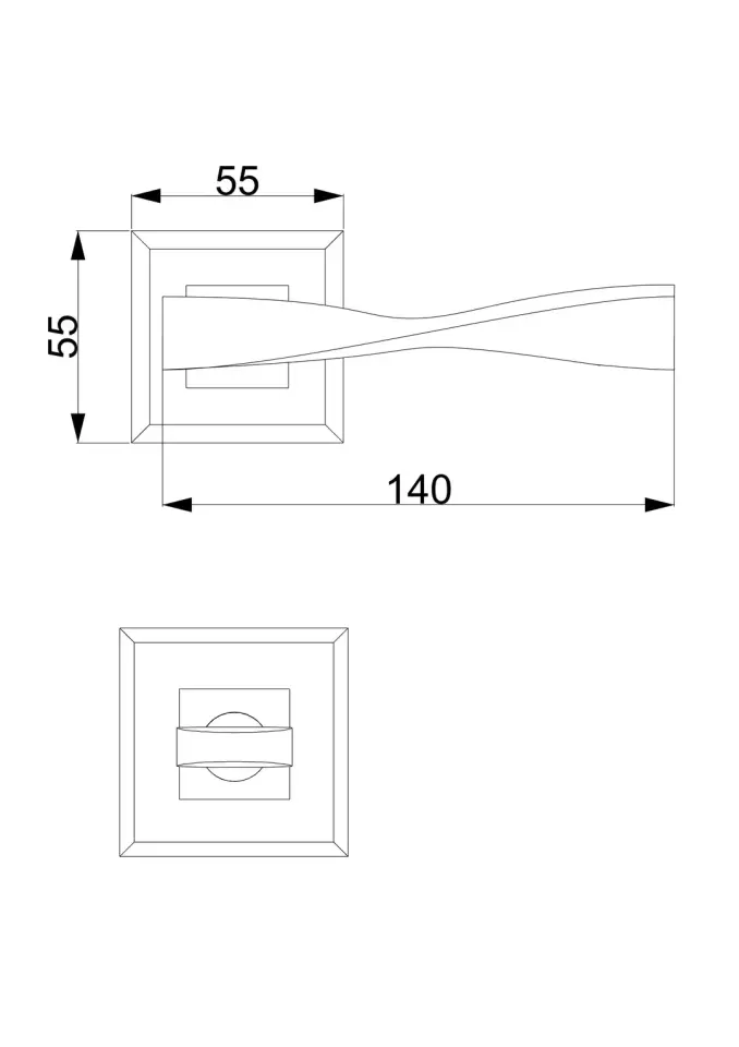 Vista D’oro Zara Rozetli Kapı Kolu 24 Ayar Altın Kaplama