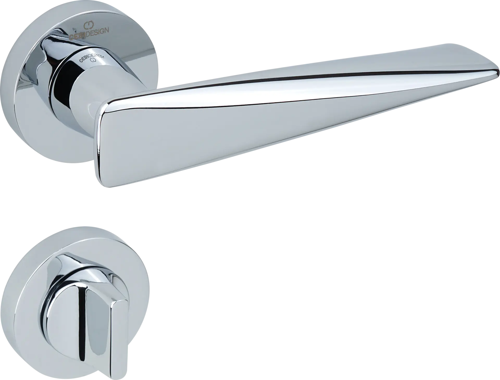 Çebi A5220 Dena Kapı Kolu MP02 (Parlak Krom) - WC