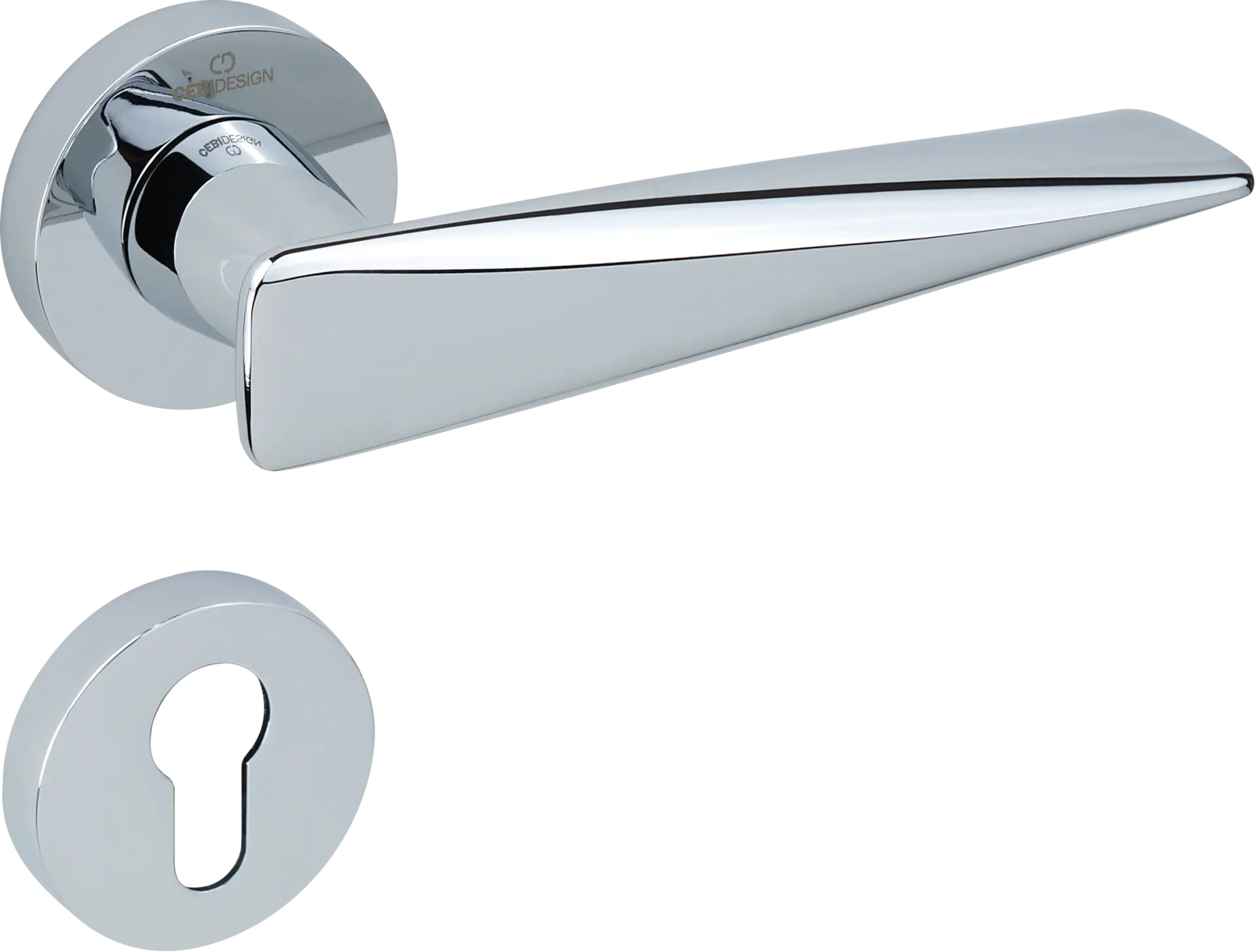 Çebi A5220 Dena Kapı Kolu MP02 (Parlak Krom) - Yale