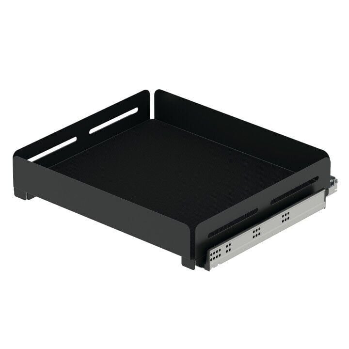 Starax Bağımsız Çift Açılım Gizli Raylı Çekmece | 50 cm Kapak Uyumlu Unique Box - Antrasit