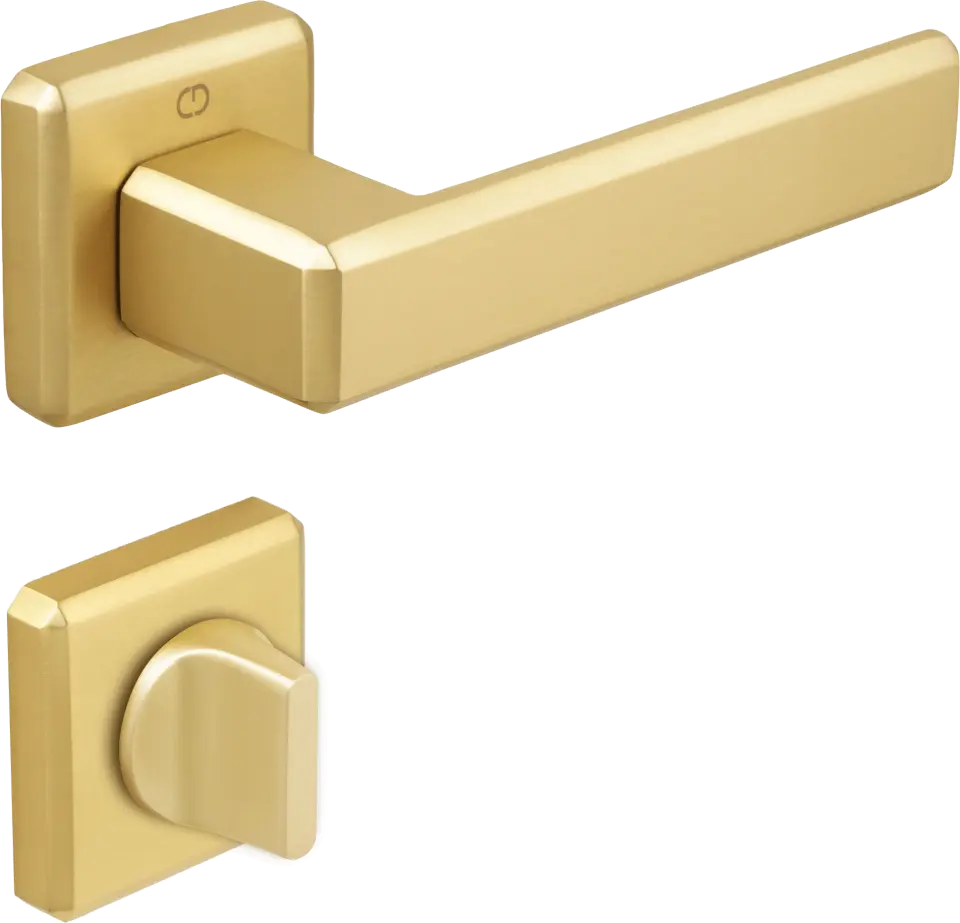 Çebi A5106 Carli Kapı Kolu PC35 (Mat Pirinç) - WC