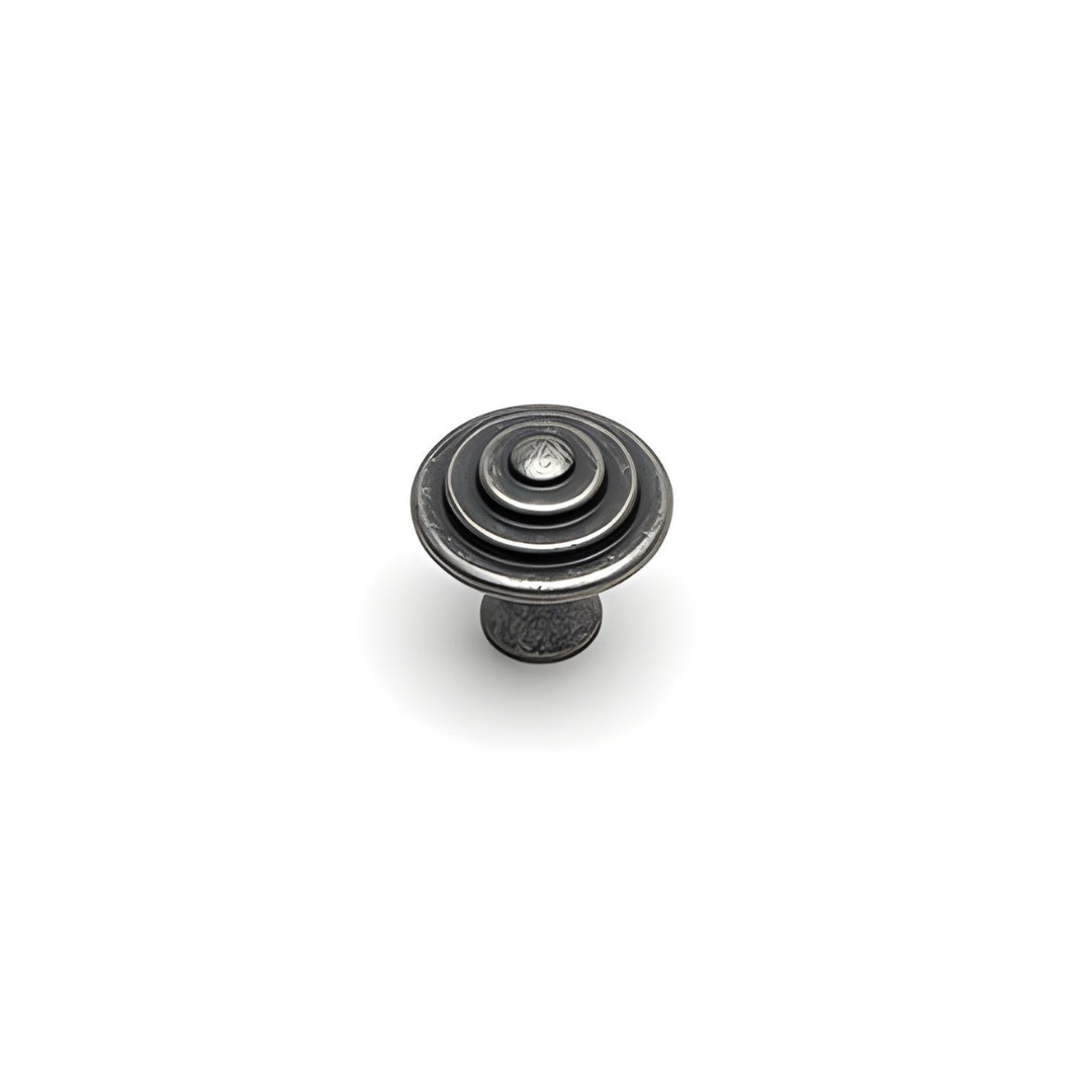 System 32 mm Antik Gümüş Renk Düğme Kulp (SY1935 0032 OSM)