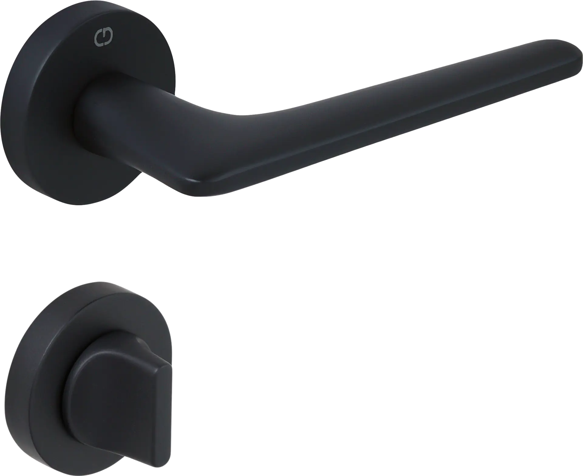 Çebi A5113 Gigi Kapı Kolu PC24 (Mat Siyah) - WC
