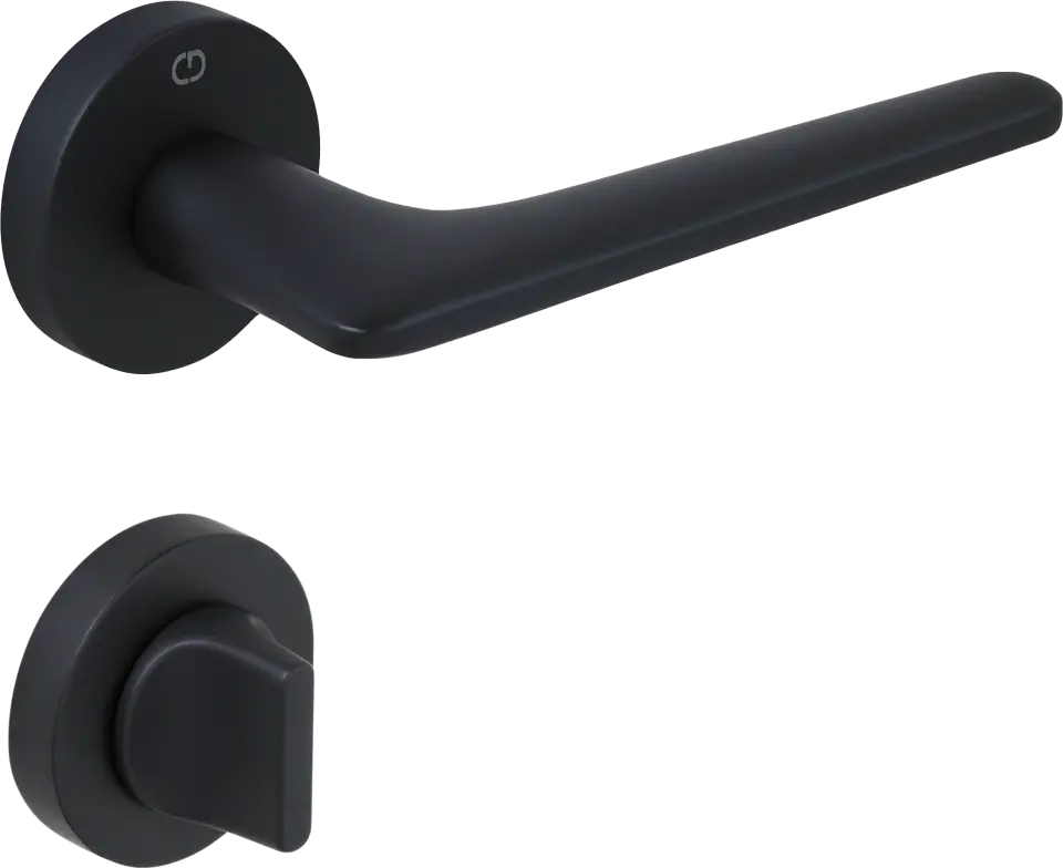 Çebi A5113 Gigi Kapı Kolu PC24 (Mat Siyah) - WC