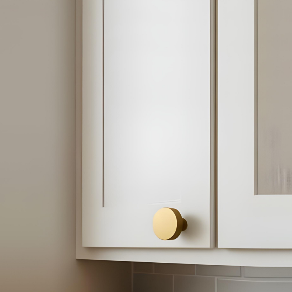 System 26 mm Mat Altın Renk Düğme Kulp (SY1910 0026 BB)