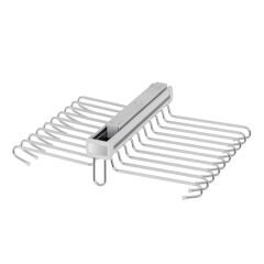 Teleskopik Raylı Alüminyum Pantolon Askısı - İkili