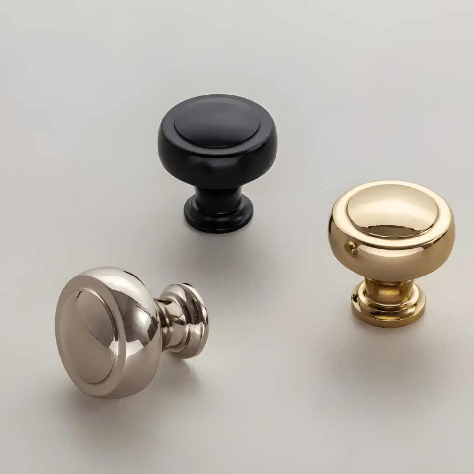 System 32 mm Parlak Nikel Renk Düğme Kulp (SY1915 0032 PN)