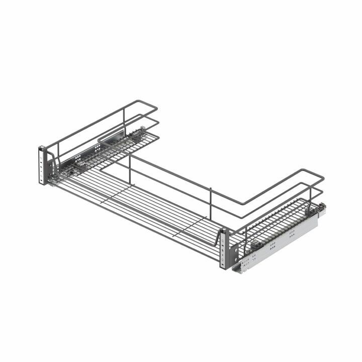 Kapağa Monte Eviye Altı Çift Açılım Gizli Raylı Çekmece 900 mm