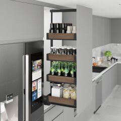 Unique Wood Gizli Raylı Frenli Kiler