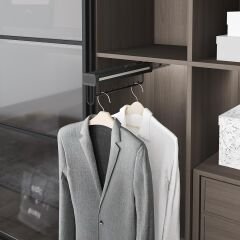 Teleskopik Raylı Alüminyum Askılık