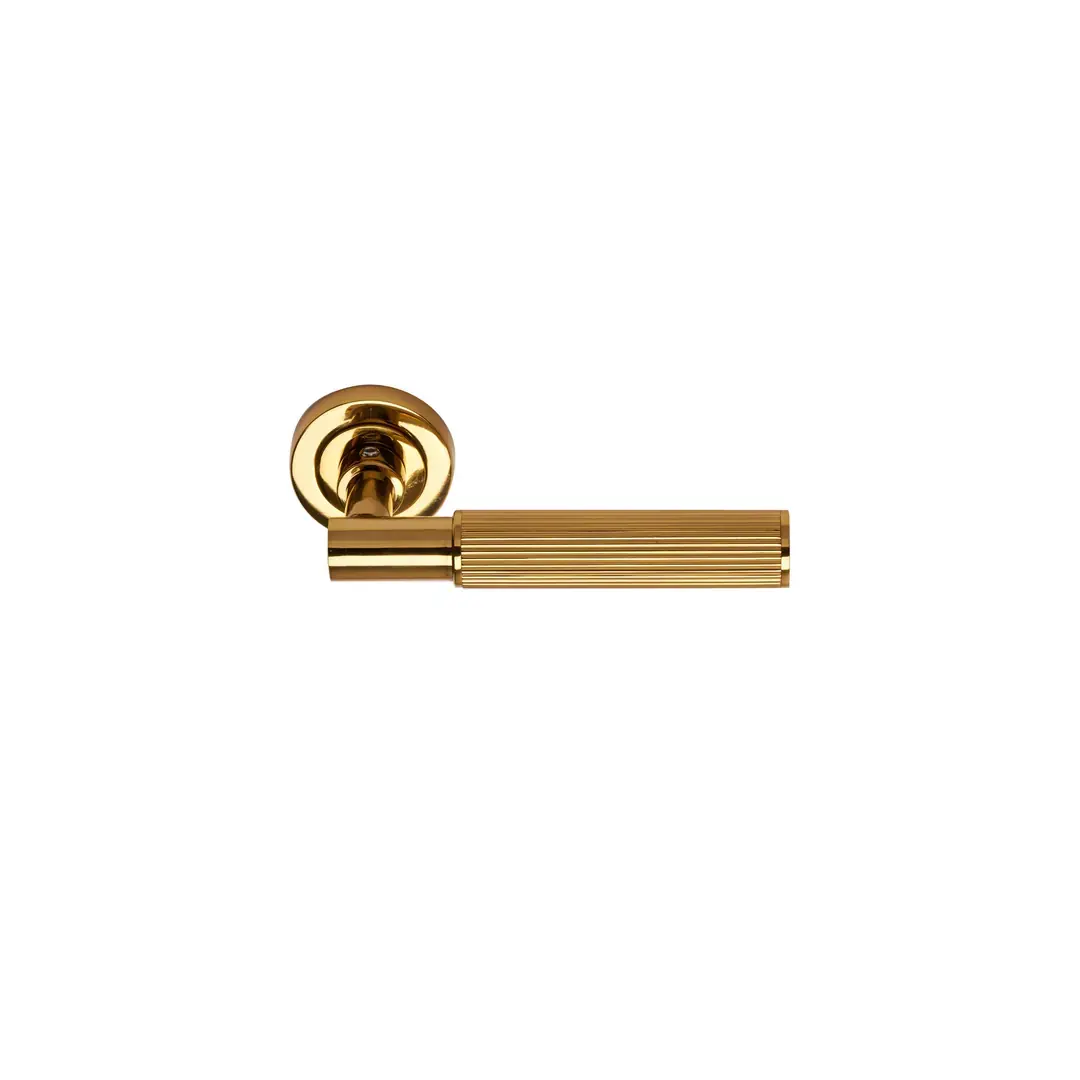 Vista D’oro Modern Antik Rozetli Kapı Kolu Altın Rengi WC