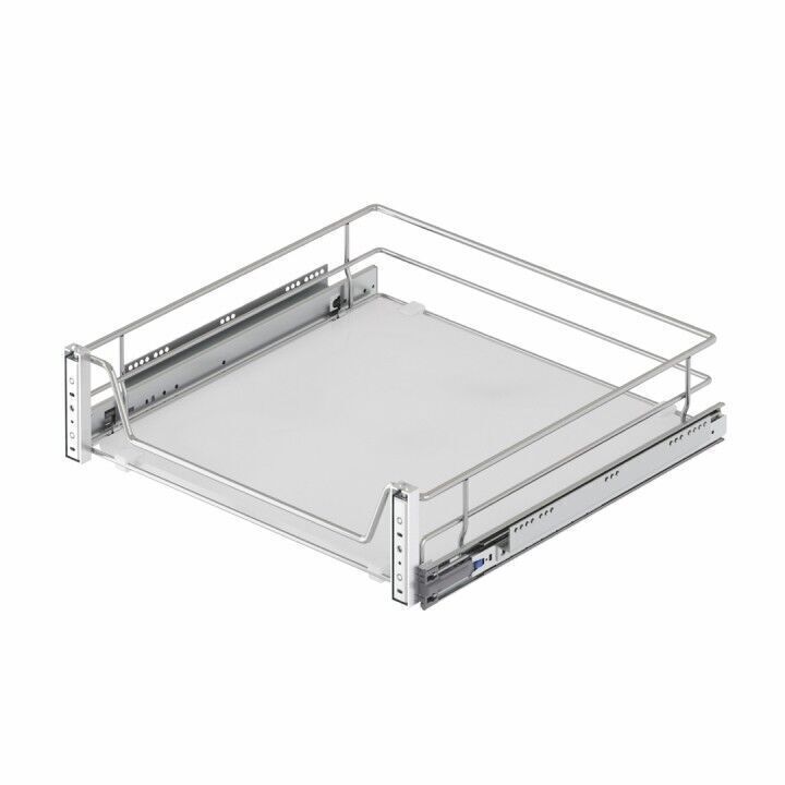 Ahşap Tablalı Kapağa Monte Teleskopik Raylı Çekmece 550 mm