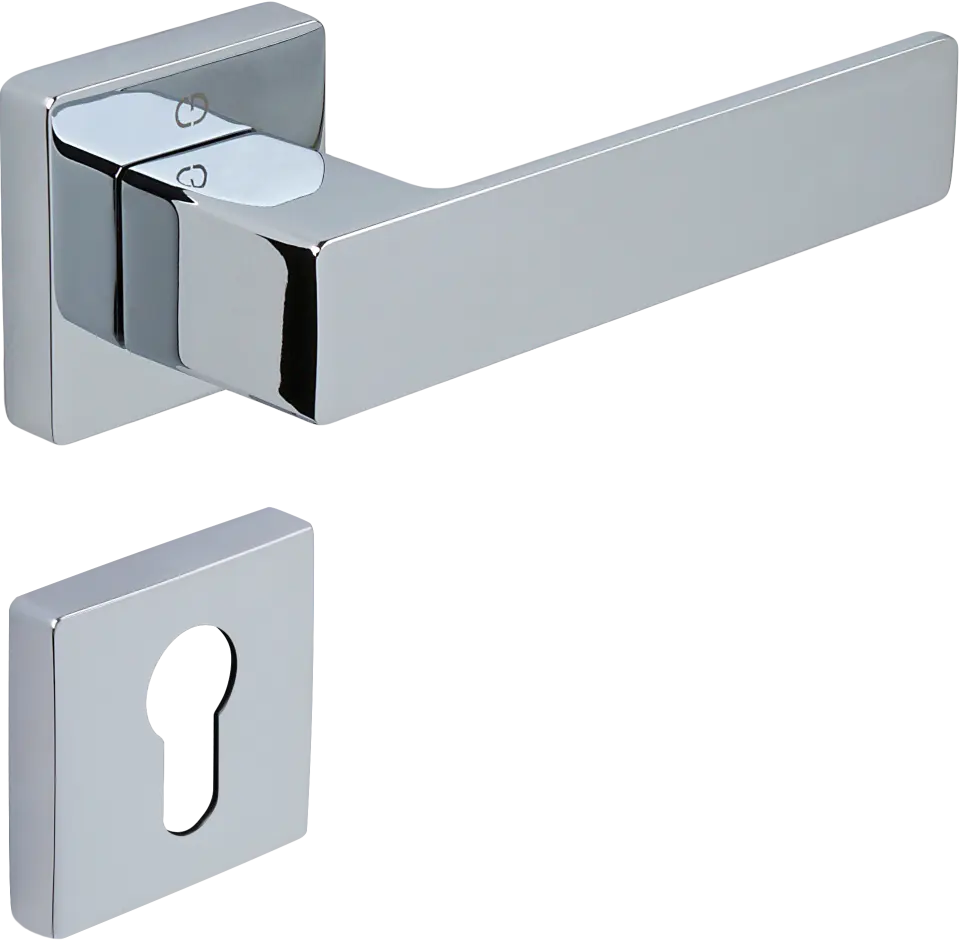 Çebi A5167 Cube Kapı Kolu PC27 (Antrasit Saten) - Yale
