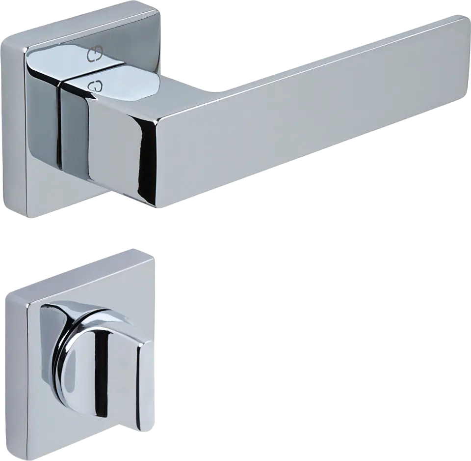 Çebi A5167 Cube Kapı Kolu MP02 (Parlak Krom) - WC