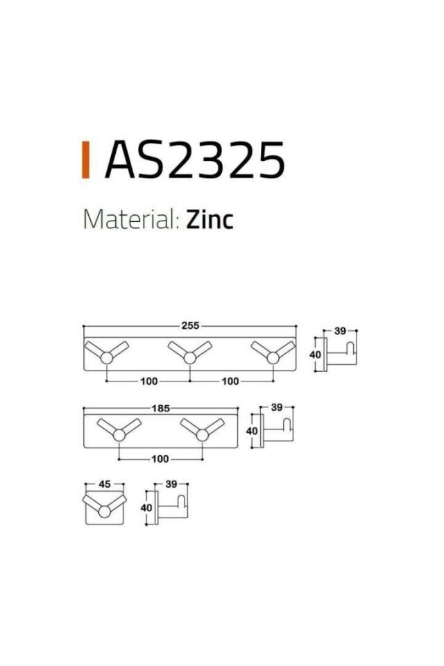 System 2325 Gold Renk Yapışkanlı Askı