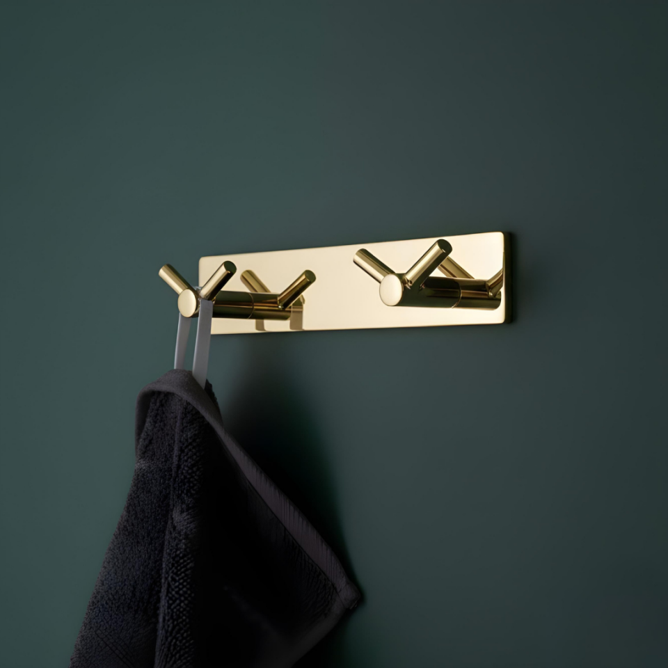 System 2325 Gold Renk Yapışkanlı Askı