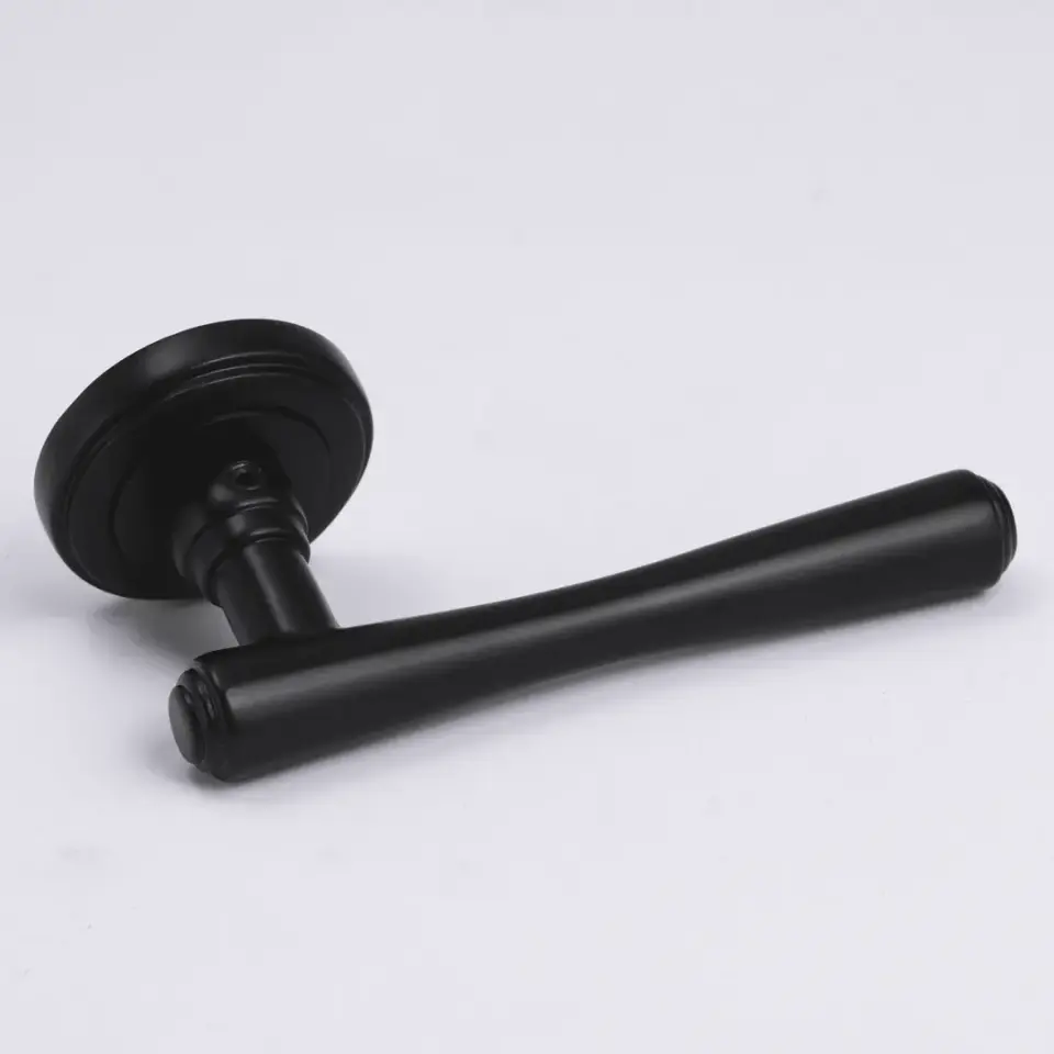 Vista D’oro Viero Rozetli Kapı Kolu Siyah