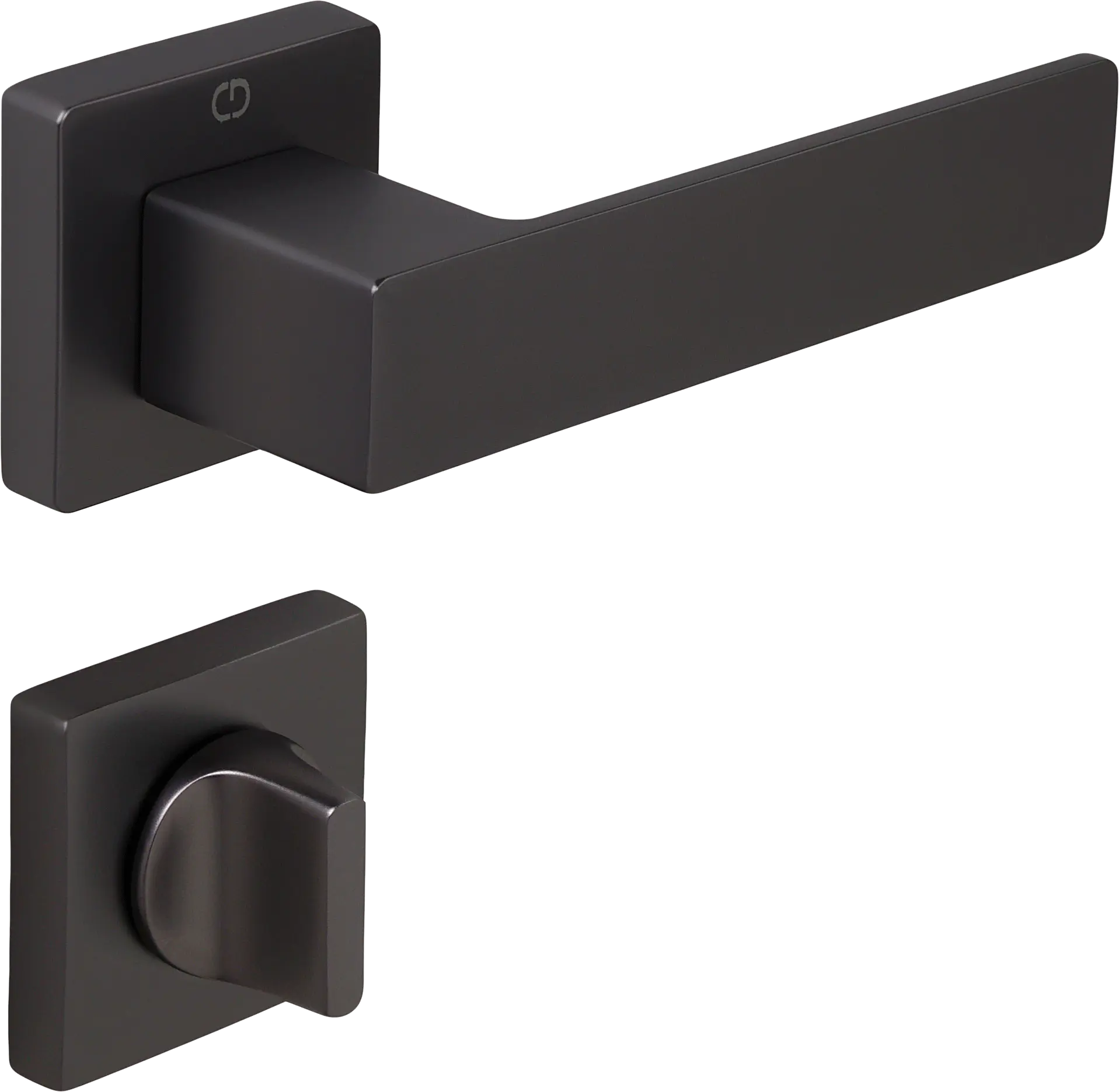 Çebi A5167 Cube Kapı Kolu PC27 (Antrasit Saten) - WC