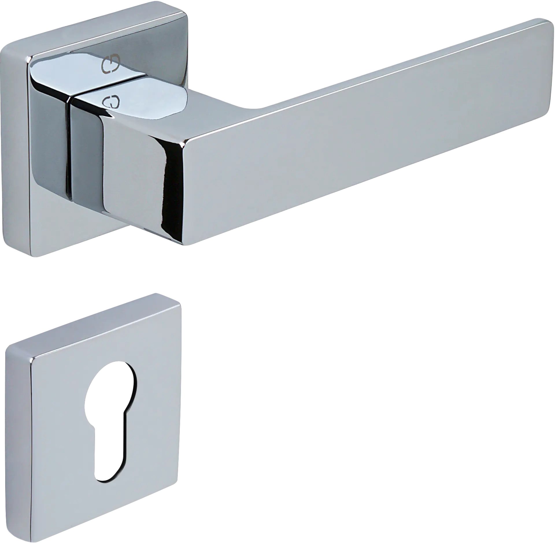 Çebi A5167 Cube Kapı Kolu MP02 (Parlak Krom) - Yale