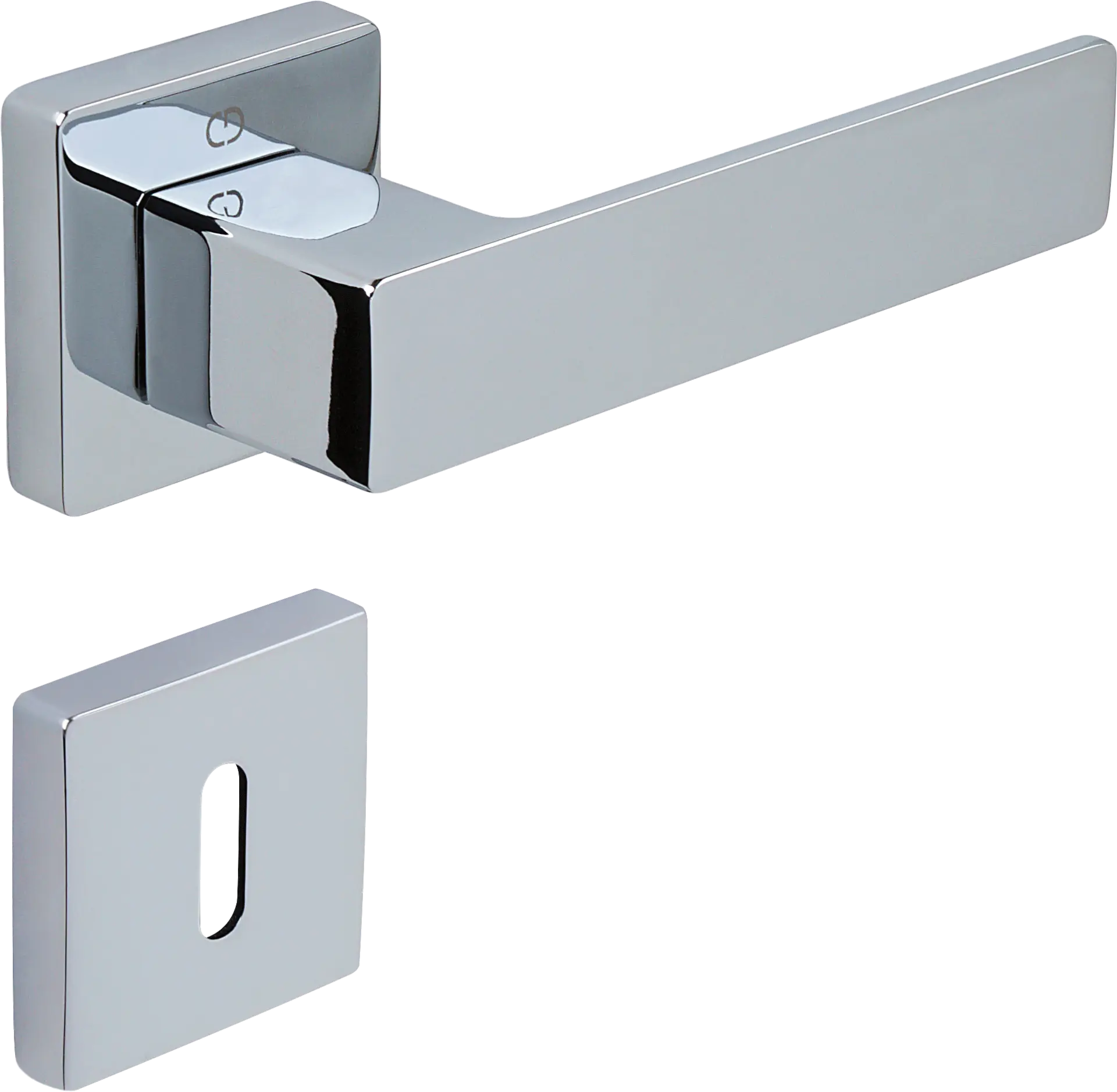 Çebi A5167 Cube Kapı Kolu MP02 (Parlak Krom) - Oda