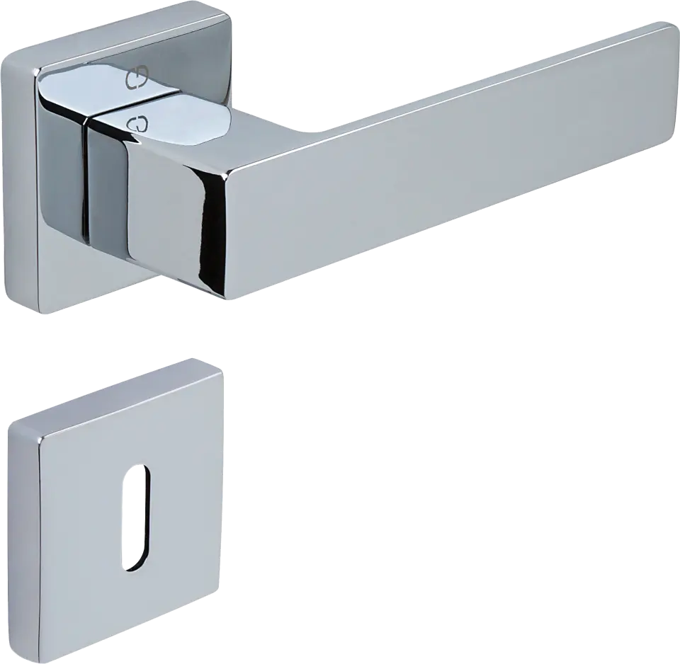 Çebi A5167 Cube Kapı Kolu MP02 (Parlak Krom) - Oda