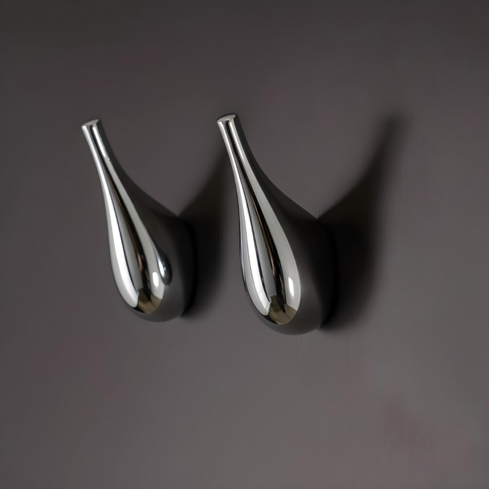 System 28 mm Krom Renk Portmanto Askılığı (AS2015 0028 CR)