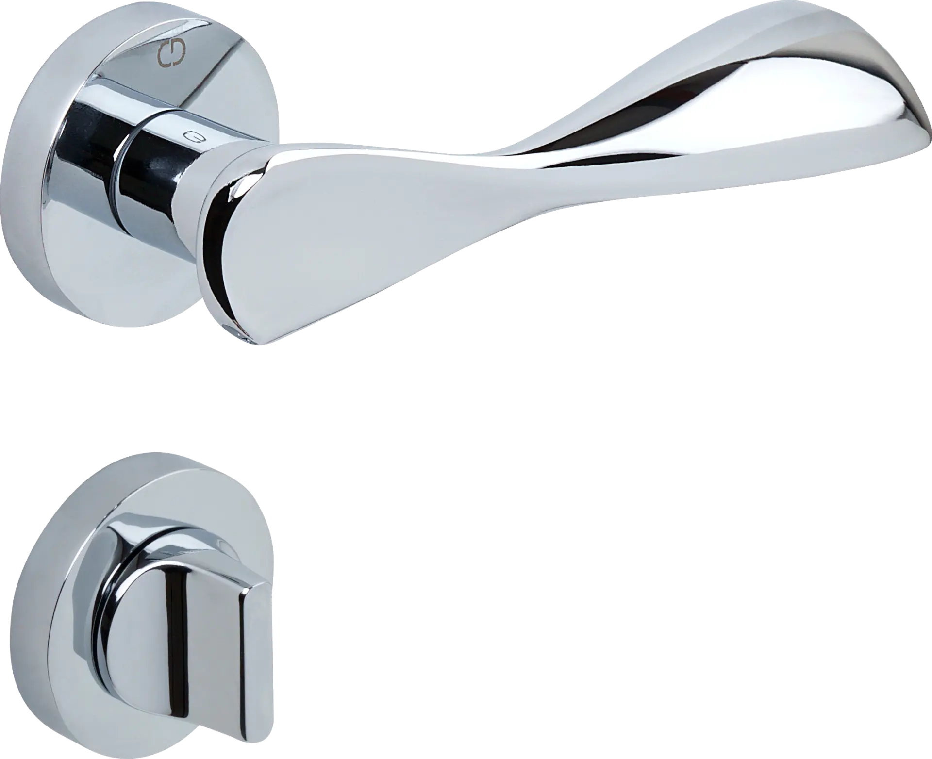 Çebi A531 Lavi Kapı Kolu MP02 (Parlak Krom) - WC