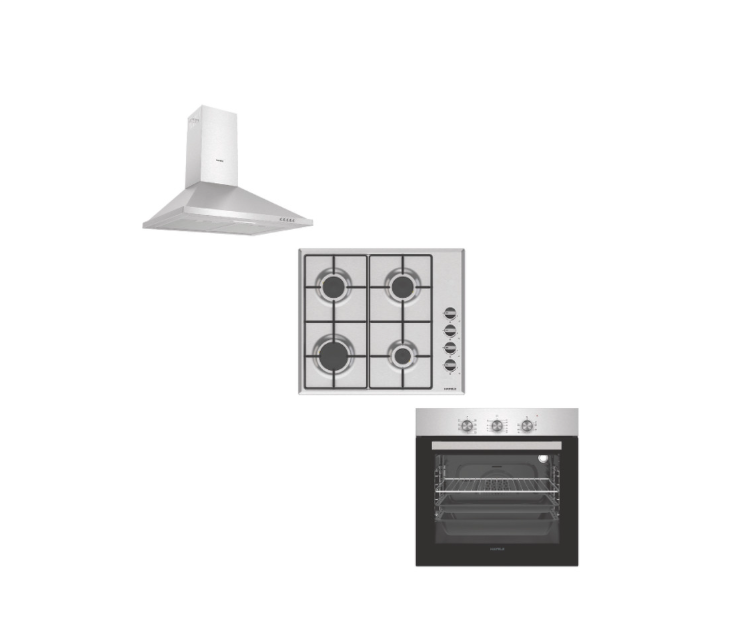 HÄFELE Ankastre Set 2 (ETERNAL Fırın, ETERNAL Ocak, ETERNAL Davlumbaz Seti)  Inox