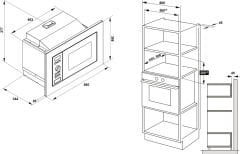 Mikrodalga Fırın, HÄFELE ETERNAL, 60 cm, Izgara Fonksiyonlu, 20 Litre