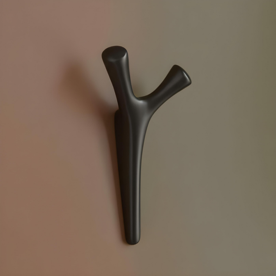 System 77 mm Füme Renk Portmanto Askılığı (AS2070 0077 BBN)