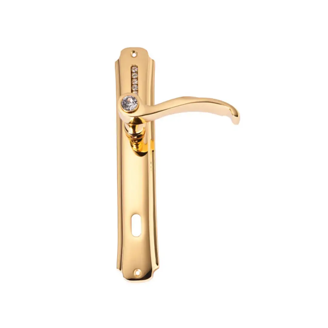 Vista D’oro Gizem Swarovski Aynalı Kapı Kolu 24 Ayar Altın Kaplama