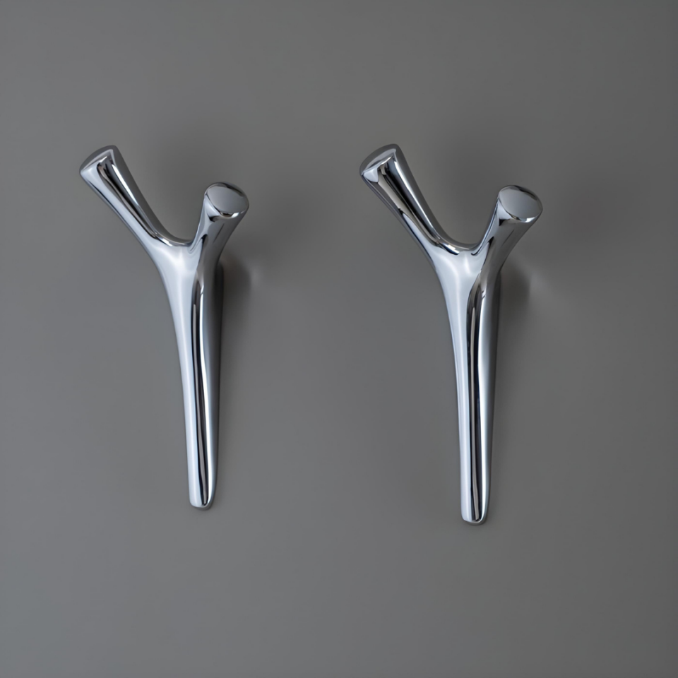 System 77 mm Krom Renk Portmanto Askılığı (AS2070 0077 CR)