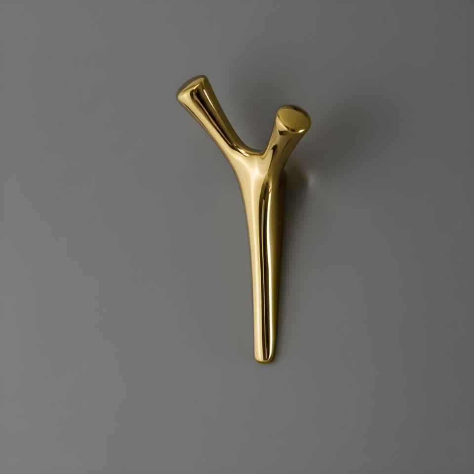 System 77 mm Gold Renk Portmanto Askılığı (AS2070 0077 GL)