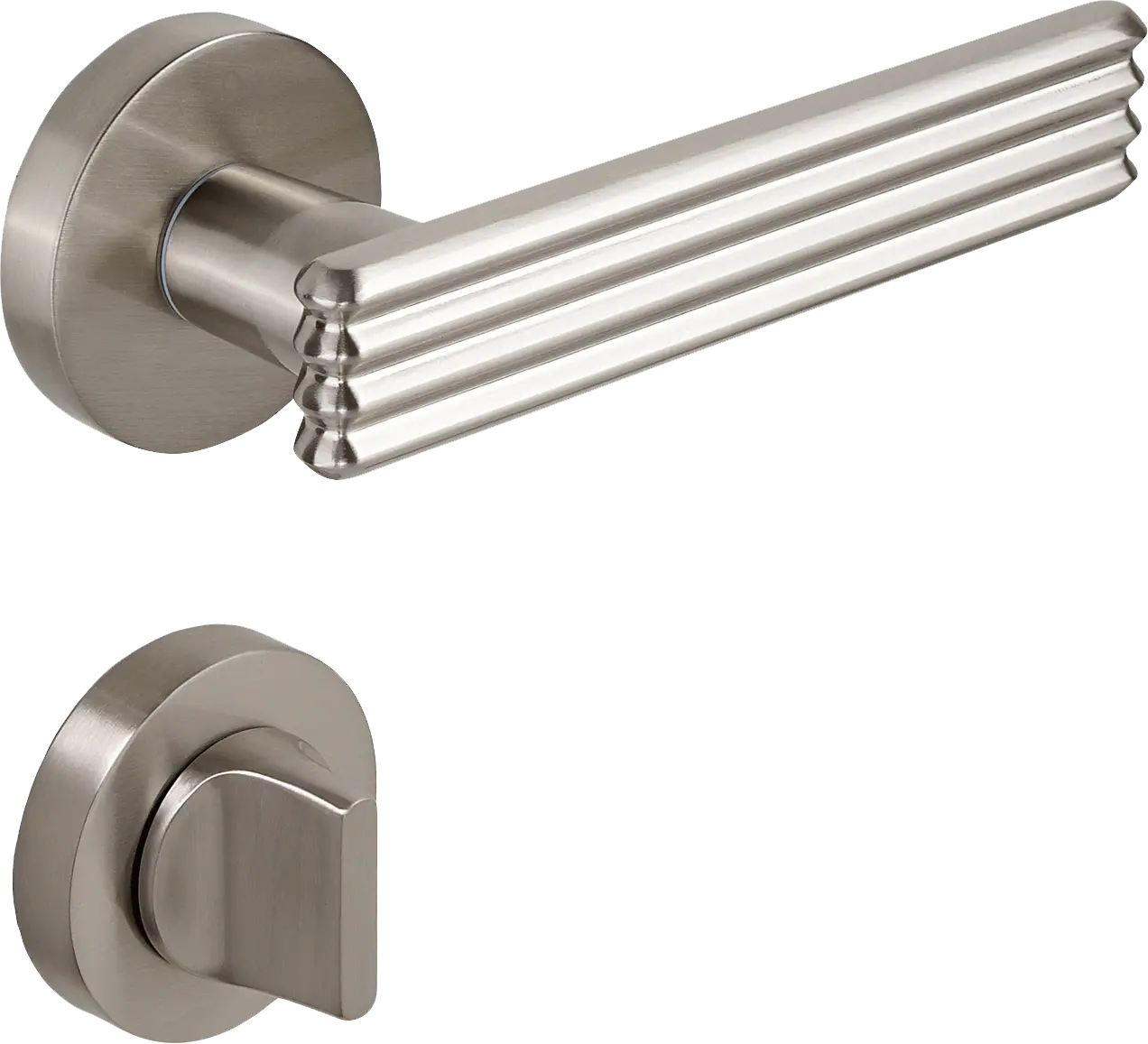 Çebi A584 Leco Kapı Kolu MP08 ( Parlak Fırçalanmış Inox) - WC