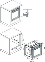 Ankastre Fırın, HÄFELE ORION, 60 cm, 10 Programlı, 73 Litre