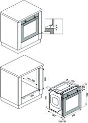 Ankastre Fırın, HÄFELE ORION, 60 cm, 10 Programlı, 73 Litre
